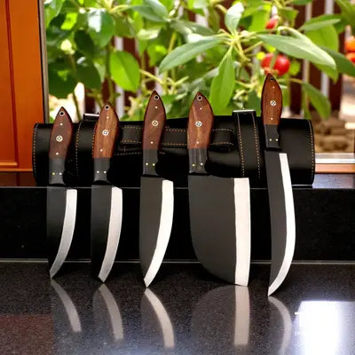 Elite Class Chef Knife Set Premium Kitchen Gift Set for Dad