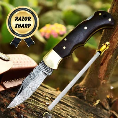 Holiday Folding Pocket Knife EDC Gift Set for Dad Christmas