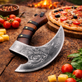 Slicer Pizza Axe Cutter Premium Quality BBQ Gift Set for Men
