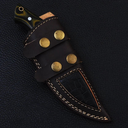 Damascus Steel Skinning Knife 1