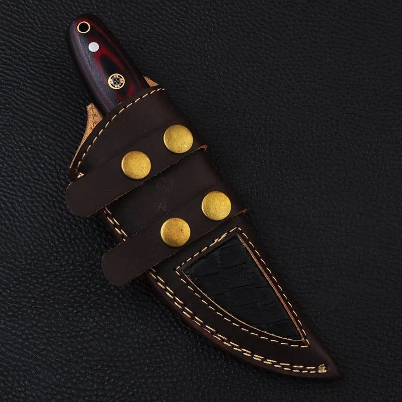 Damascus Steel Skinning Knife