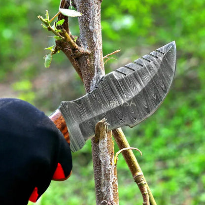 Handmade Damascus Tracker Knife