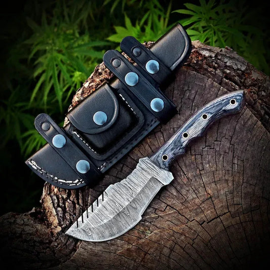 Handmade Damascus Tracker Knife