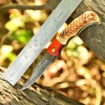 Leaf pattern Handmade Folding Knife - Image 4